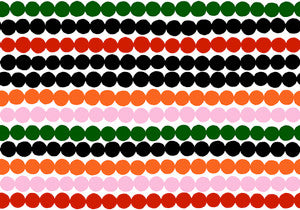 Räsymatto Scarlet, Bubblegum, and Ebony by Seabrook Wallpaper