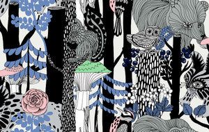 Pikkuveljekset Ebony and Sapphire by Seabrook Wallpaper