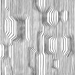 Frekvenssi Ebony and Eggshell by Seabrook Wallpaper