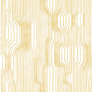 Frekvenssi Mustard and Eggshell by Seabrook Wallpaper