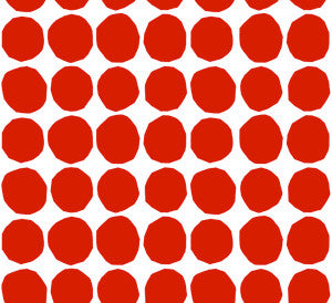 Pienet Kivet Scarlet and Eggshell by Seabrook Wallpaper