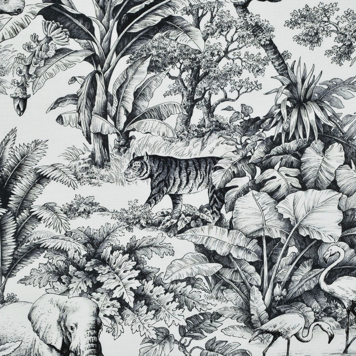 Jardin Animalier Ebony 3 by P Kaufmann Fabrics Fabric