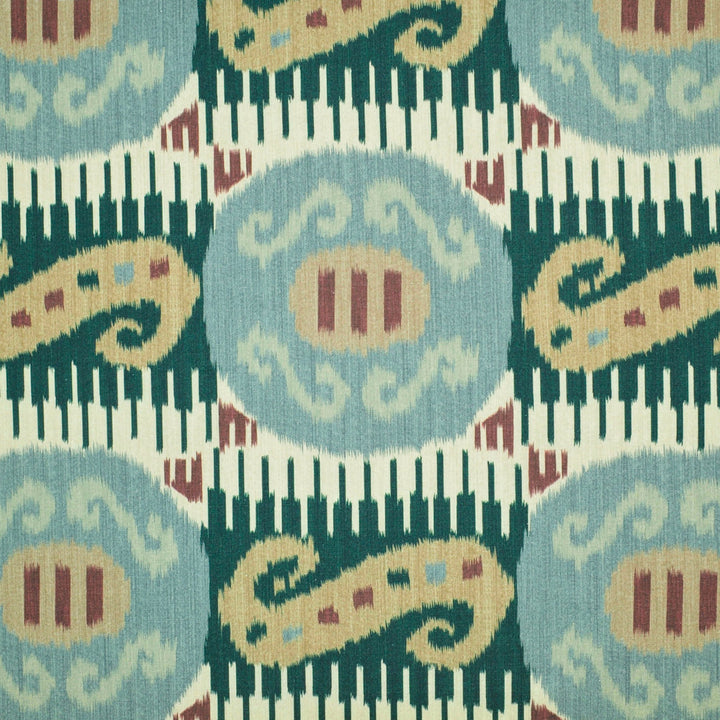 Byzantium Ikat Teal 2 by P Kaufmann Fabrics Fabric