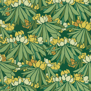 Rhododendron (Wp) # 02 Yellow by 1838 Wallcoverings Wallpaper