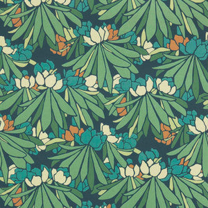 Rhododendron (Wp) # 03 Forest by 1838 Wallcoverings Wallpaper