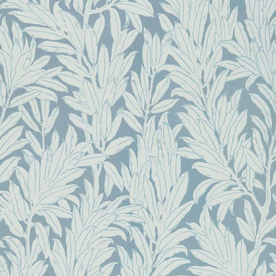 Laurel Leaf (Wp) # 02 Breeze by 1838 Wallcoverings Designer Wallpaper V&A Decorative Papers Ii STRAIGHT PASTE THE WALL UNITED KINGDOM V-25" 20.5"X11YD - Swanky Fabrics -
