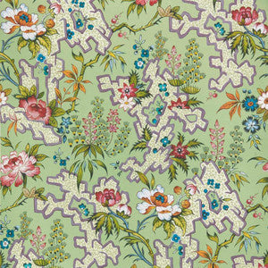 Kilburn'S Maze (Wp) # 04 Verde by 1838 Wallcoverings Wallpaper