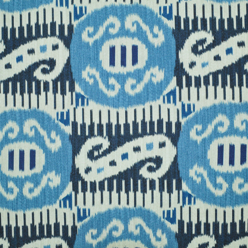 Byzantium Ikat Indigo 4 by P Kaufmann Fabrics Fabric
