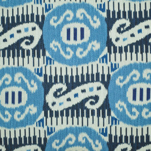 Byzantium Ikat Indigo 4 by P Kaufmann Fabrics Fabric