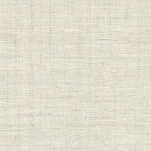 Eanes Grey Fabric Weave Texture Wallpaper by Brewster