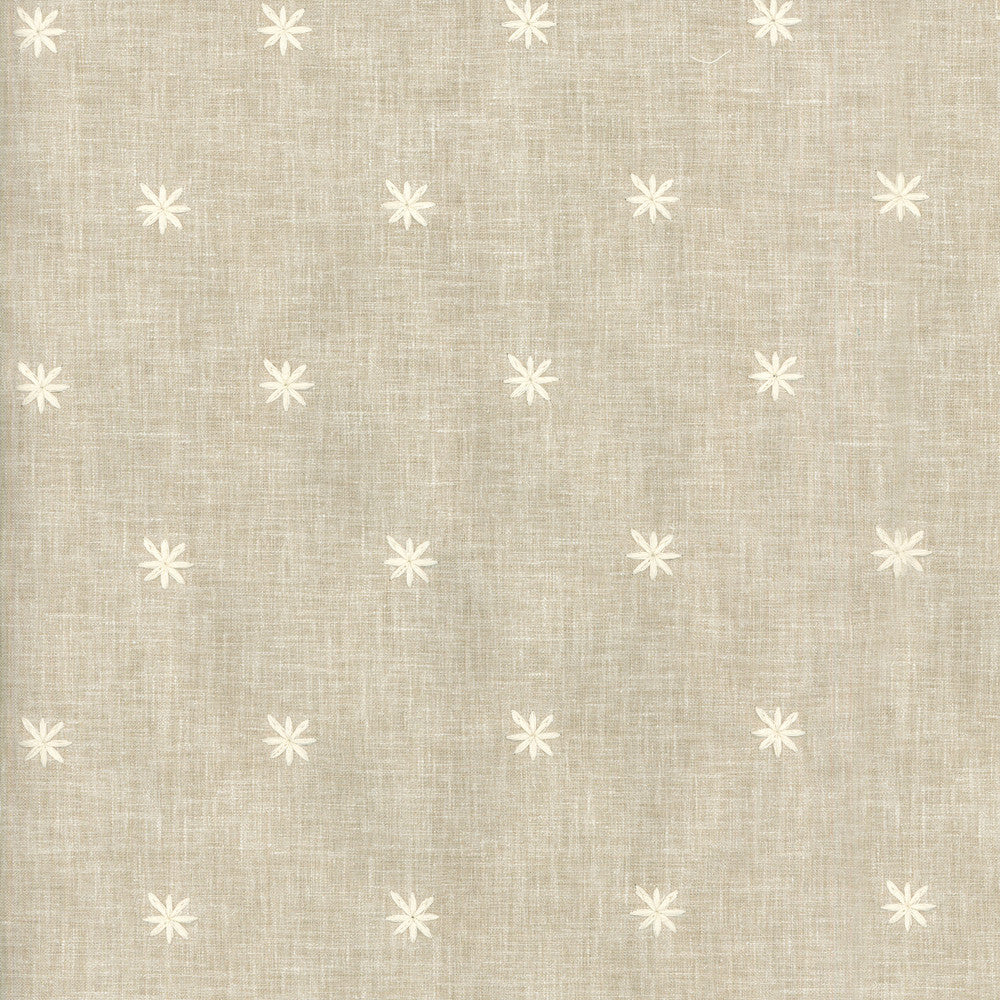 Sunset Emb Parchment Srd 250020 by ED Ellen DeGeneres Fabric - BASE:52% Polyester 48% Cotton EMBROID:100% Polyester INDIA 12000 Horizontal: 3.125 and Vertical: 4.5 54 - Fabric Carolina -