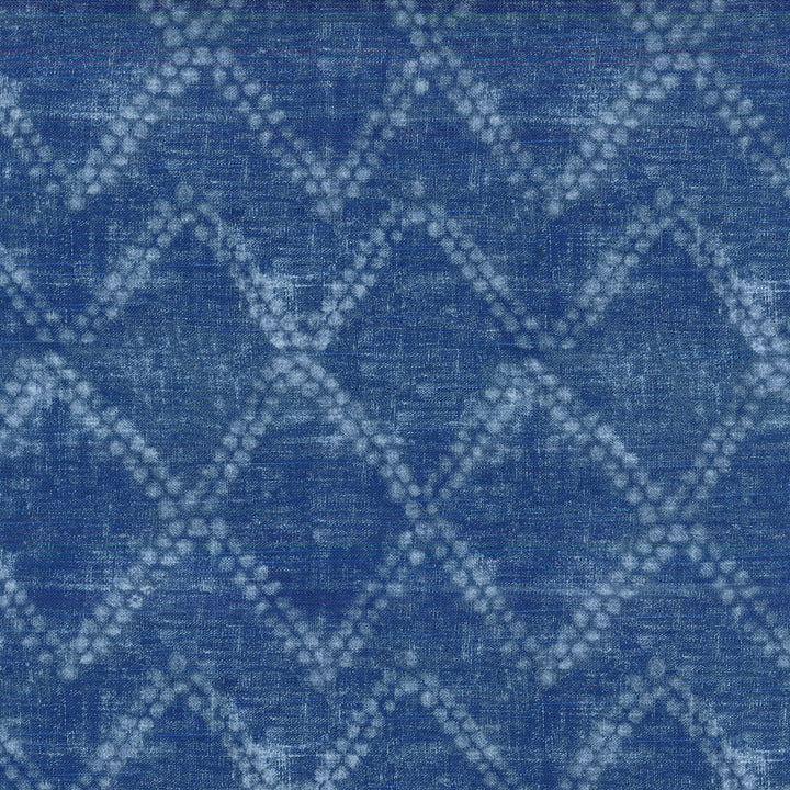 Shibori Diamond Indigo 250180 by ED Ellen DeGeneres Fabric - 100% COTTON 39000 Horizontal: 9 and Vertical: 9 54 - Fabric Carolina -