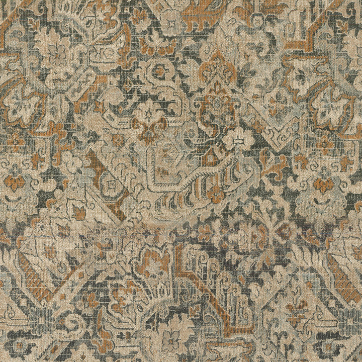 Loma Vista Charcoal 250270 by ED Ellen DeGeneres Fabric - 100% COTTON USA 15000 Horizontal: 13.5 and Vertical: 25.25 54 - Fabric Carolina -