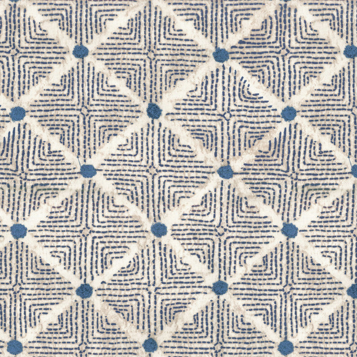 Wilshire Navy 250310 by ED Ellen DeGeneres Fabric CURATED TRAVELS BASE:100% Cotton EMBROID:100% Polyester CHINA Wyzenbeek 15,000 Horizontal: 13.50" and Vertical: 18.00" 54" - Fabric Carolina -