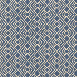 Cordell Emb Indigo 250322 by ED Ellen DeGeneres Fabric