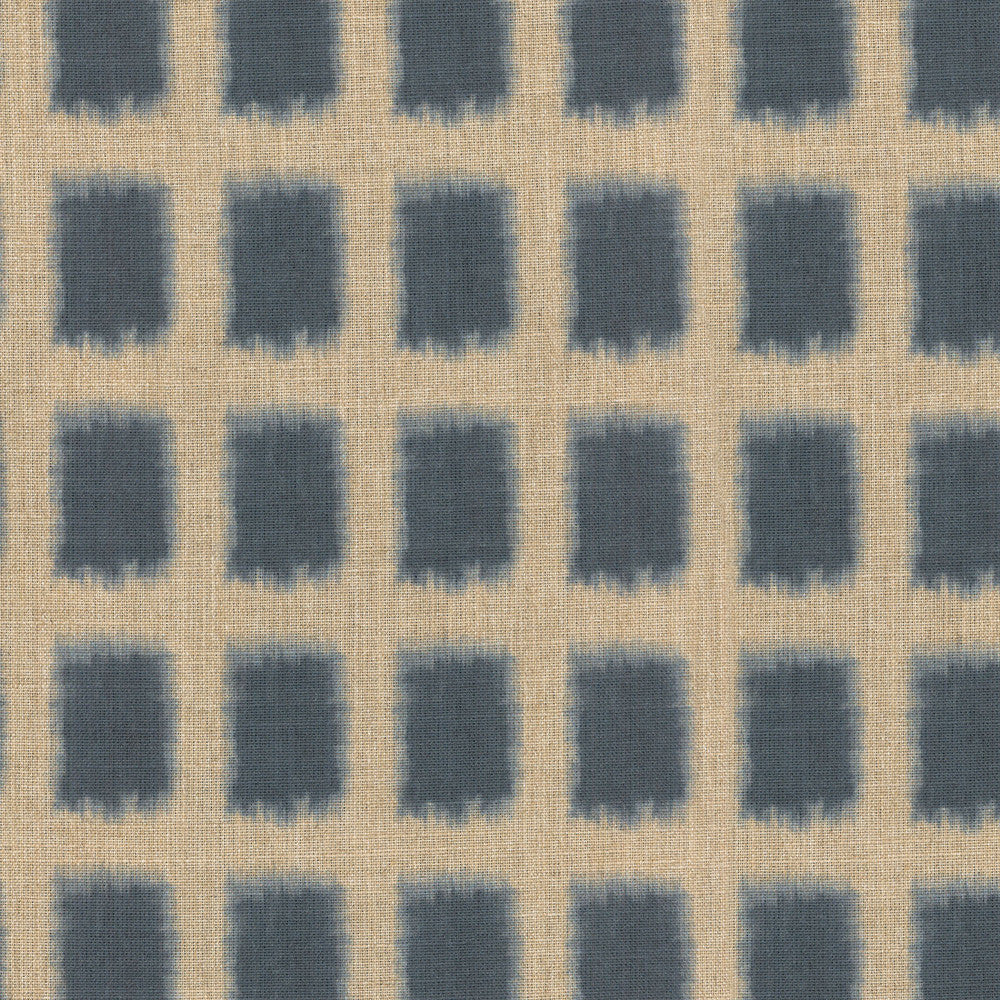 NOPAL Indigo 250340 by ED Ellen DeGeneres Fabric - 55% Polyester 25% Rayon 20% Linen 15000 Horizontal: 2.25 and Vertical: 3 54 - Fabric Carolina -