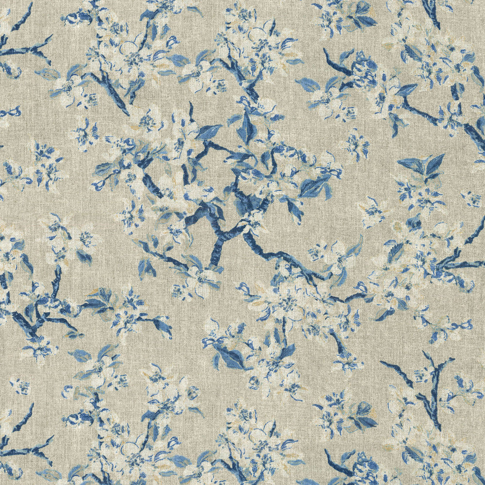 Bonnabel Porcelain 250350 by ED Ellen DeGeneres Fabric - 55% LINEN 45% RAYON USA 15000 Horizontal: 27 and Vertical: 25.25 54 - Fabric Carolina -