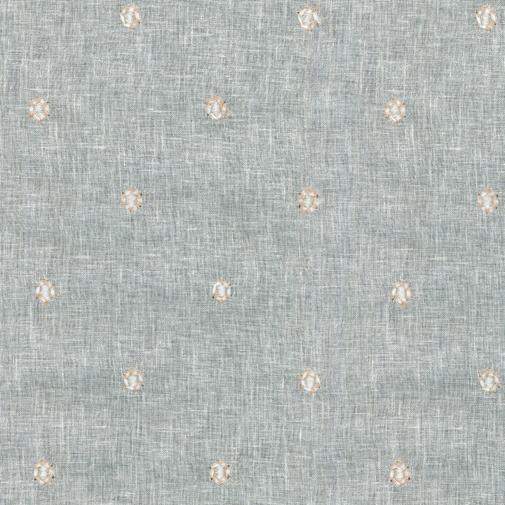 Lania Emb Coconut 250380 by ED Ellen DeGeneres Fabric - BASE:65%Cotton 35%Polyester EMBROID:56%Cotton 44%Metallic INDIA Horizontal: 4.625 and Vertical: 4.5 55 - Fabric Carolina -