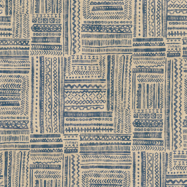 AVRON Indigo 250410 by ED Ellen DeGeneres Fabric - 100% Spun Polyester China 51000 Horizontal: 13.5 and Vertical: 25.25 54 - Fabric Carolina -