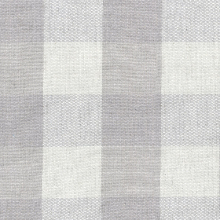 Claiborne Check Fog 250451 by ED Ellen DeGeneres Fabric - 55% Linen 45% Cotton CHINA 30000 Horizontal: 6.75 and Vertical: 6.75 54 - Fabric Carolina -
