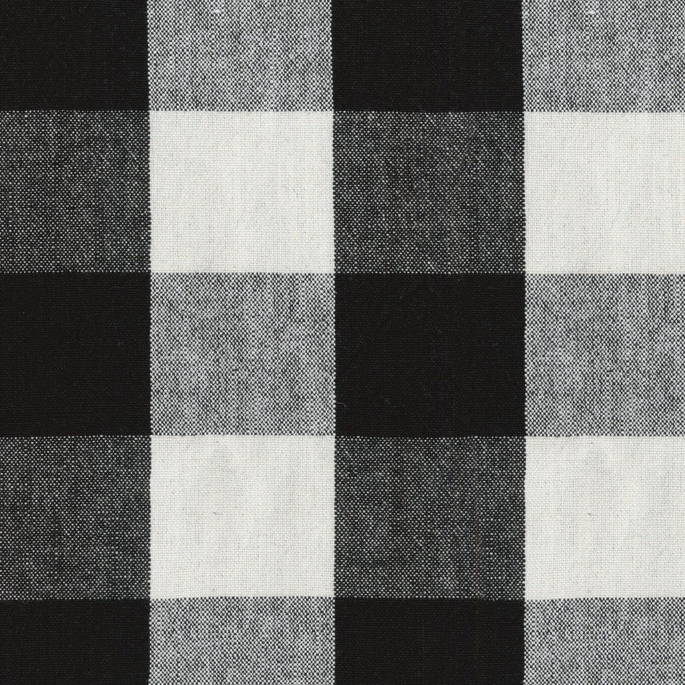 Claiborne Check Domino 250452 by ED Ellen DeGeneres Fabric - 55%Linen 45%Cotton CHINA 30000 Horizontal: 6.75 and Vertical: 6.75 54 - Fabric Carolina -