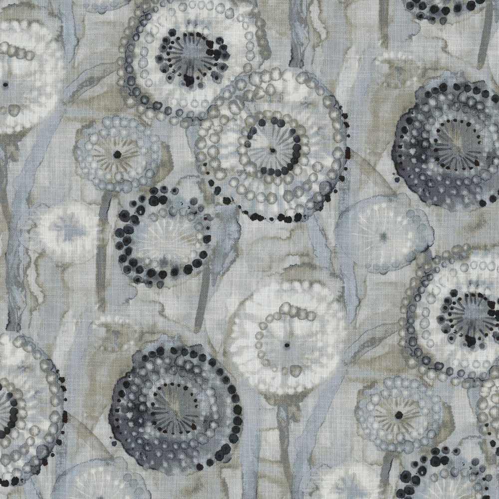 Majorca Smoke 250682 by ED Ellen DeGeneres Fabric - 100%Cotton China 42000 Horizontal: 25.25 and Vertical: 13.5 54 - Fabric Carolina -
