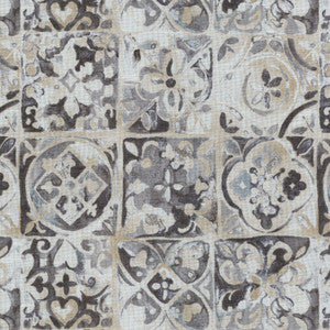 Petra Tile Smoke 250691 by ED Ellen DeGeneres Fabric