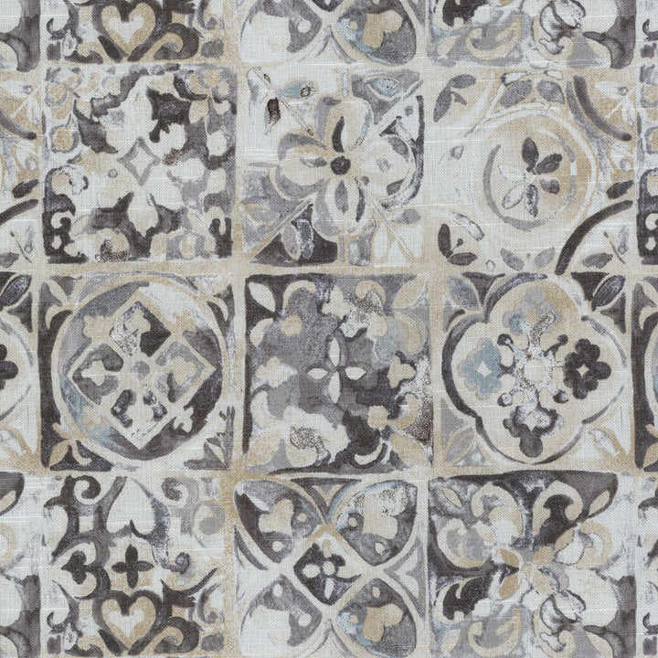 Petra Tile Smoke 250691 by ED Ellen DeGeneres Fabric - 100%Cotton China 39000 Horizontal: 27 and Vertical: 27 54 - Fabric Carolina -