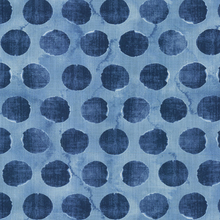 Selva Spots Denim 250700 by ED Ellen DeGeneres Fabric CURATED TRAVELS II 100% Cotton CHINA Wyzenbeek 42,000 Horizontal: 13.50" and Vertical: 13.50" 54" - Fabric Carolina -
