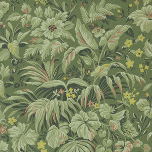 Palmette (Wp) # 01 Forest by 1838 Wallcoverings Wallpaper