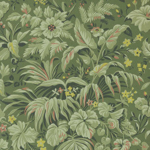 Palmette (Wp) # 01 Forest by 1838 Wallcoverings Wallpaper