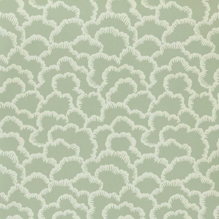 Stratus (Wp) # 03 Sage by 1838 Wallcoverings Designer Wallpaper V&A Decorative Papers Iii STRAIGHT PASTE THE WALL UNITED KINGDOM V-12.5" 20.5"X11YD - Swanky Fabrics -