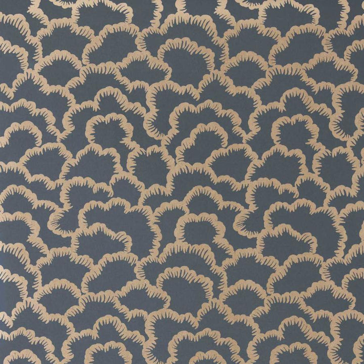 Stratus (Wp) # 05 Future Dusk by 1838 Wallcoverings Wallpaper V&A Decorative Papers Iii STRAIGHT PASTE THE WALL UNITED KINGDOM V-12.5" 20.5"X11YD - Fabric Carolina -