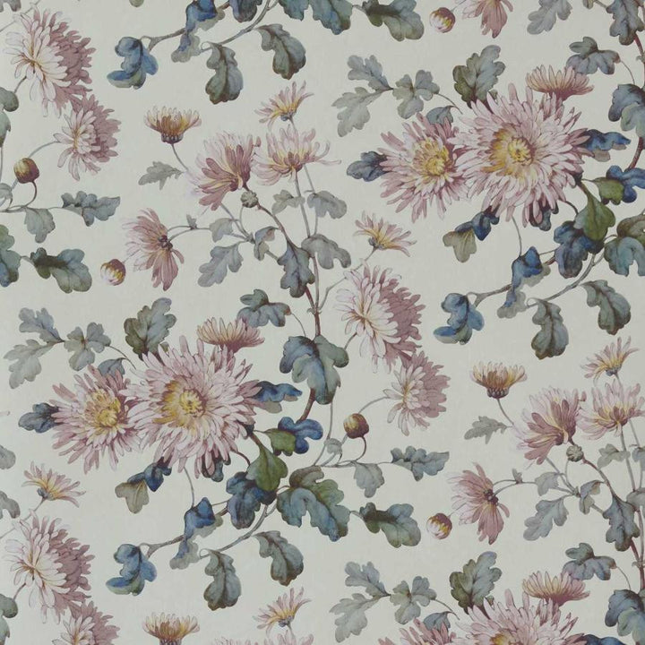 Charlotte (Wp) # 03 Blush by 1838 Wallcoverings Wallpaper V&A Decorative Papers Iii STRAIGHT PASTE THE WALL UNITED KINGDOM V-15.75" 20.5"X11YD - Fabric Carolina -