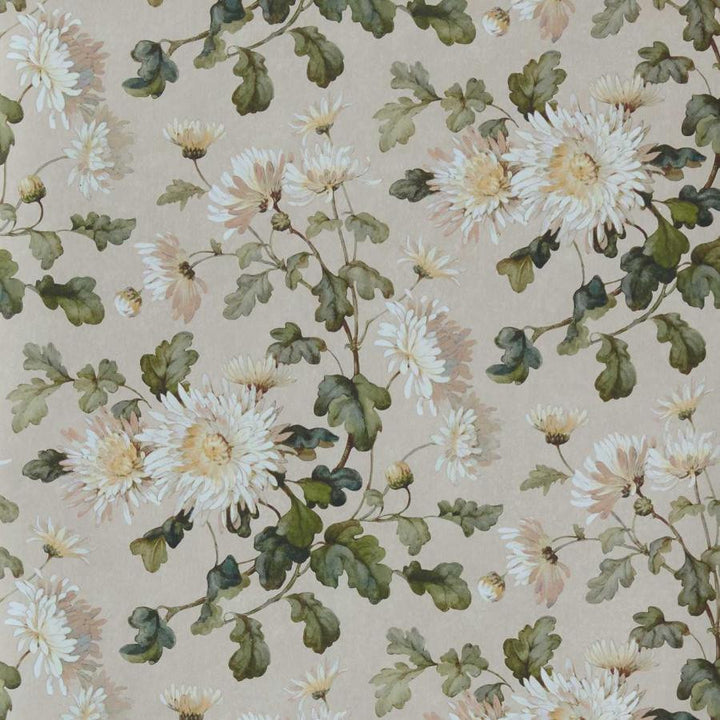 Charlotte (Wp) # 04 Apricot by 1838 Wallcoverings Wallpaper V&A Decorative Papers Iii STRAIGHT PASTE THE WALL UNITED KINGDOM V-15.75" 20.5"X11YD - Fabric Carolina -