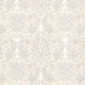 Gabrielle Blue Damask Wallpaper by Mirage