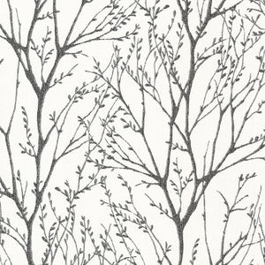 Delamere Black Tree Branches Wallpaper by Brewster