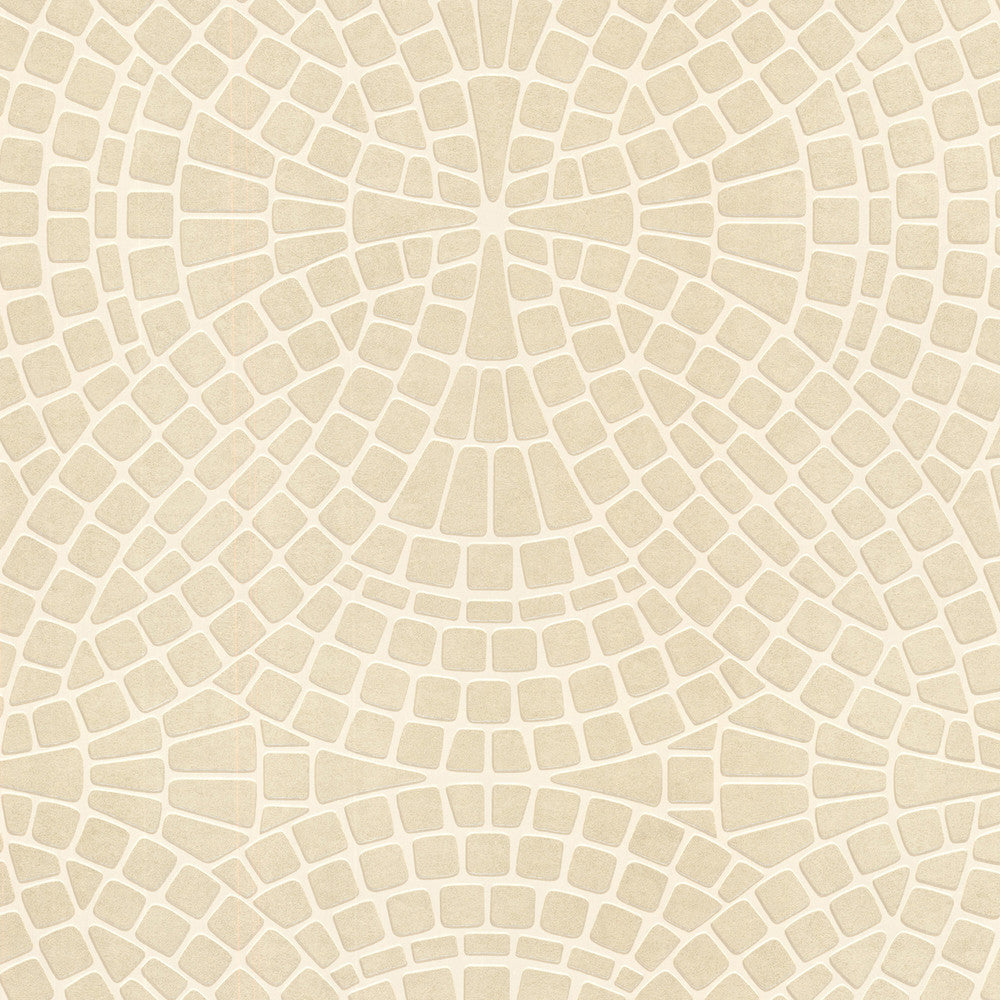 Hanley Sand Mosiac Tile Wallpaper by Brewster Bath Bath Bath IV Covers about 56.4 square feet 20.5-in by 33-ft long roll Prepasted 21 - Fabric Carolina -