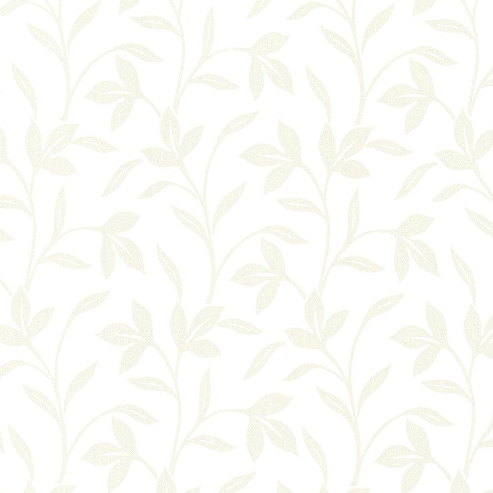 Cynthia Champagne Tonal Leaf Trail Wallpaper by Brewster Bath Bath Bath IV Covers about 56.4 square feet 20.5-in by 33-ft long roll Prepasted 12.6 - Fabric Carolina -