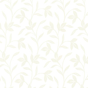 Cynthia Champagne Tonal Leaf Trail Wallpaper by Brewster