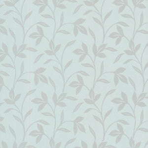 Cynthia Blue Tonal Leaf Trail Wallpaper by Brewster