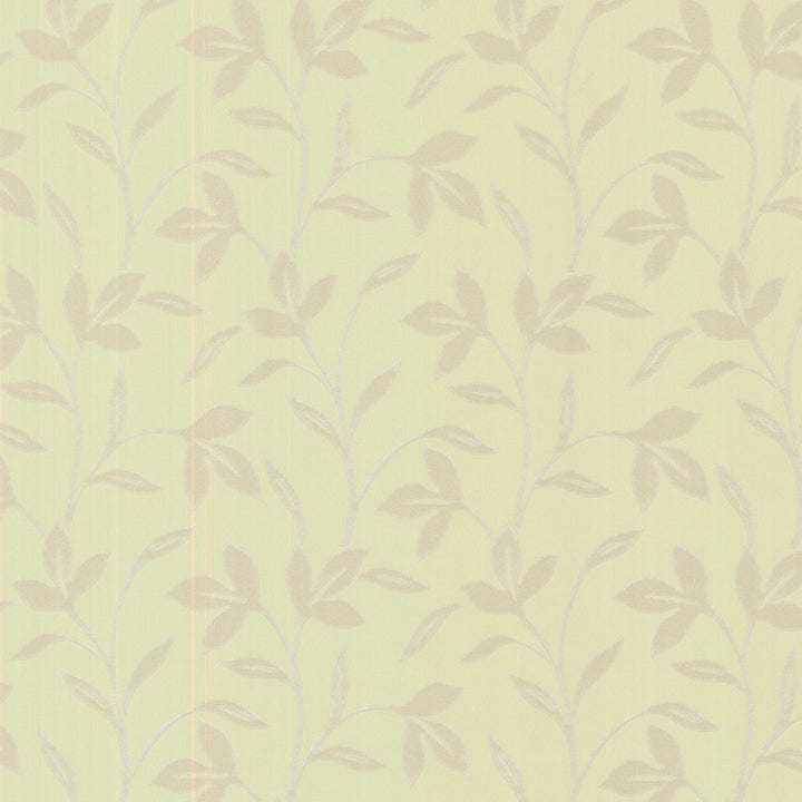Cynthia Light Green Tonal Leaf Trail Wallpaper by Brewster Bath Bath Bath IV Covers about 56.4 square feet 20.5-in by 33-ft long roll Prepasted 12.6 - Fabric Carolina -