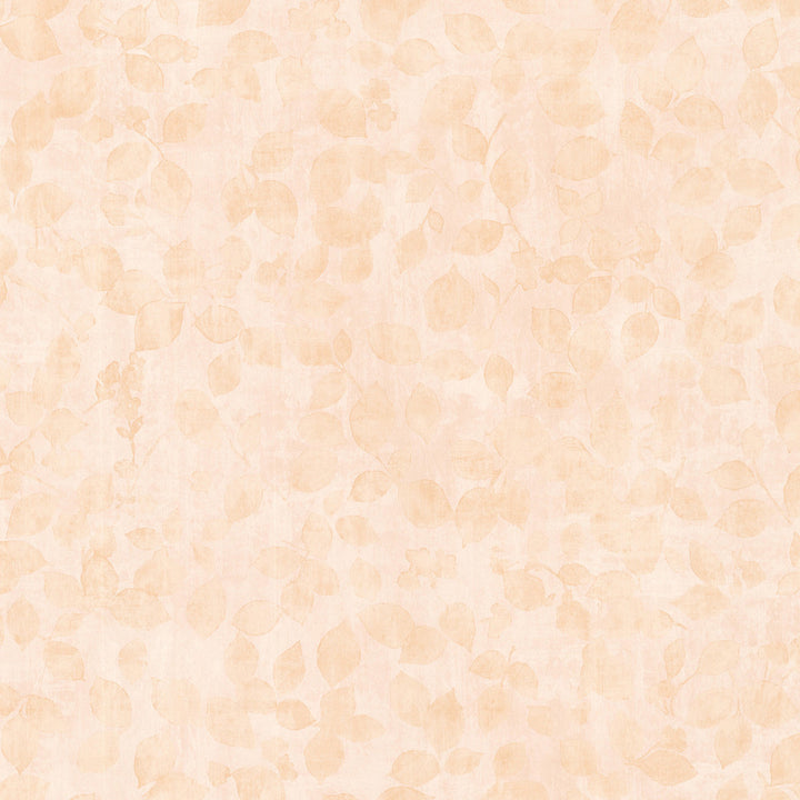 Freya Peach Leaf Texture Wallpaper by Brewster Bath Bath Bath IV Covers about 56.4 square feet 20.5-in by 33-ft long roll Prepasted 21 - Fabric Carolina -