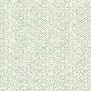 Floressa Teal Coral Pattern Wallpaper by Brewster