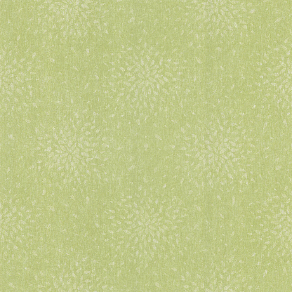 Summer Green Modern Floral Wallpaper by Brewster Bath Bath Bath IV Covers about 56.4 square feet 20.5-in by 33-ft long roll Prepasted 10.4 - Fabric Carolina -