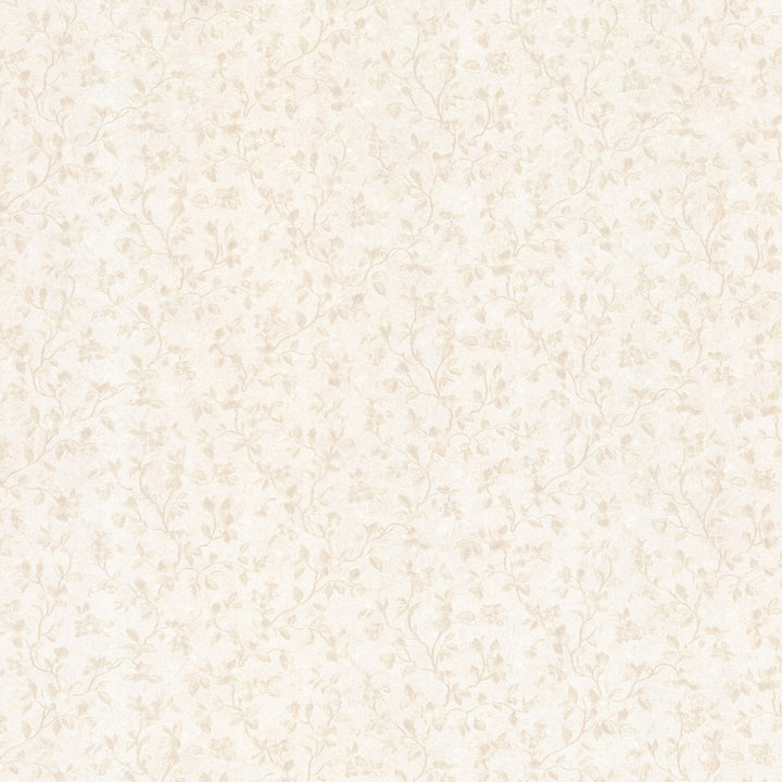 Mabelle Beige Trailing Vine Wallpaper by Brewster Bath Bath Bath IV Covers about 56.4 square feet 20.5-in by 33-ft long roll Prepasted 7 - Fabric Carolina -