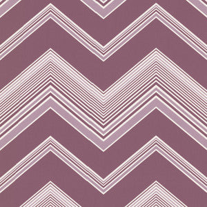 Bearden Purple Zig Zag Wallpaper by Decorline