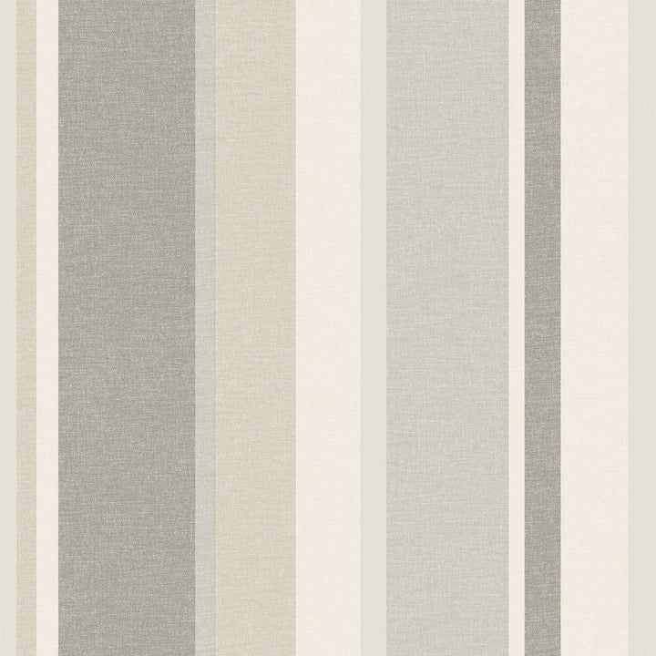 Raya Beige Linen Stripe Wallpaper by Beacon House Simple Space 2 Covers about 56.4 square feet 20.5-in by 33-ft long roll Unpasted 0 - Fabric Carolina -