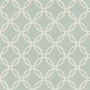 Ecliptic Blue Geometric Wallpaper by Beacon House