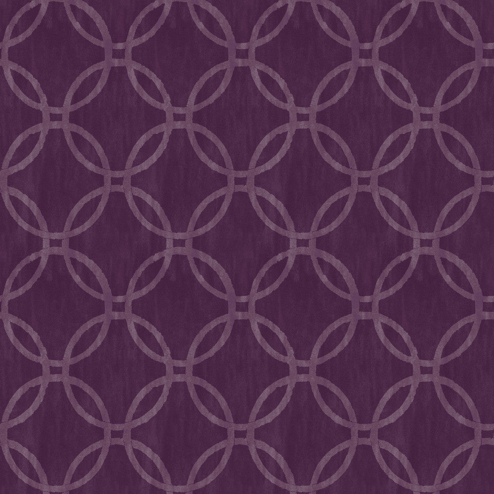 Ecliptic Purple Geometric Wallpaper by Beacon House Simple Space 2 Covers about 56.4 square feet 20.5-in by 33-ft long roll Unpasted 5.2 - Fabric Carolina -